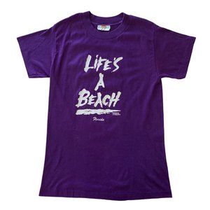 SOLD • 80’s Total Beach Novelty Tee Vintage Single Stitch